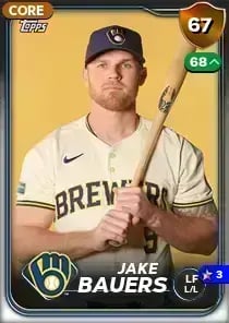 Jake Bauers, 67 Live - MLB the Show 24