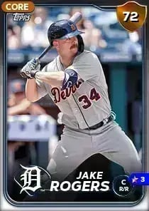 Jake Rogers, 72 Live - MLB the Show 24