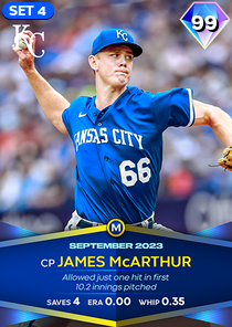 James McArthur, 99 Monthly Awards - MLB the Show 23