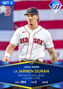 Jarren Duran, 97 Monthly Awards - MLB the Show 23