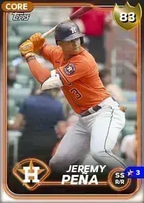 Jeremy Peña, 83 Live - MLB the Show 24