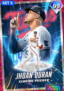 Jhoan Duran, 99 2023 Finest - MLB the Show 23