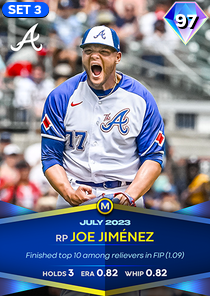 Joe Jimenez, 97 Monthly Awards - MLB the Show 23