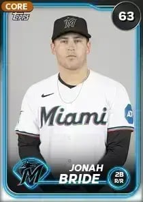 Jonah Bride, 63 Live - MLB the Show 24