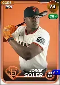 Jorge Soler, 73 Live - MLB the Show 24