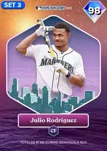 Julio Rodriguez, 98 2023 Home Run Derby - MLB the Show 23