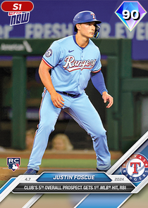Justin Foscue, 90 Topps Now - MLB the Show 24