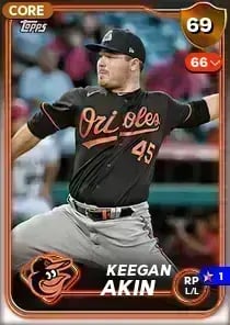 Keegan Akin, 69 Live - MLB the Show 24
