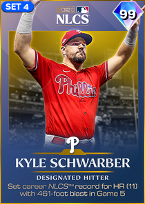 Kyle Schwarber, 99 2023 Postseason - MLB the Show 23