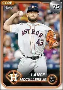 Lance McCullers Jr., 75 Live - MLB the Show 24