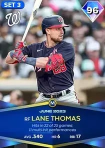 Lane Thomas, 96 Monthly Awards - MLB the Show 23