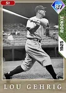 Lou Gehrig, 87 Rookie - MLB the Show 24