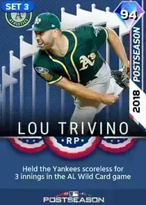 Lou Trivino, 94 Postseason - MLB the Show 23