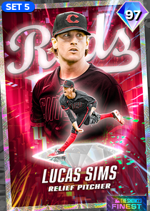 Lucas Sims, 97 2023 Finest - MLB the Show 23