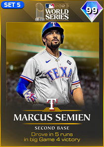 Marcus Semien, 99 2023 Postseason - MLB the Show 23