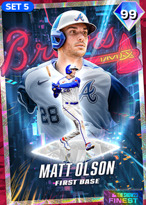 Matt Olson, 99 2023 Finest - MLB the Show 23