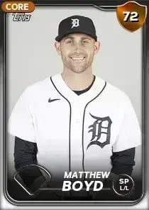 Matthew Boyd, 72 Live - MLB the Show 24
