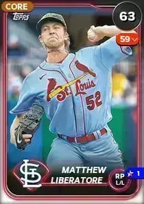 Matthew Liberatore, 63 Live - MLB the Show 24