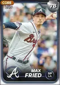 Max Fried, 78 Live - MLB the Show 24