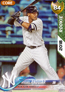 Miguel Andujar, 84 Rookie - MLB the Show 23