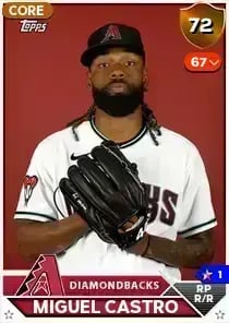 Miguel Castro, 72 Live - MLB the Show 23