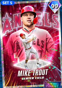 Mike Trout, 99 2023 Finest - MLB the Show 23