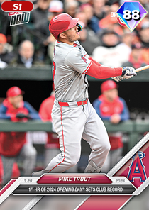 Mike Trout, 88 Topps Now - MLB the Show 24