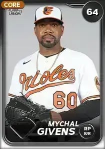 Mychal Givens, 64 Live - MLB the Show 24