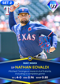 Nathan Eovaldi, 97 Monthly Awards - MLB the Show 23