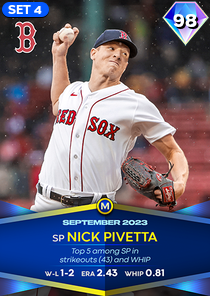 Nick Pivetta, 98 Monthly Awards - MLB the Show 23