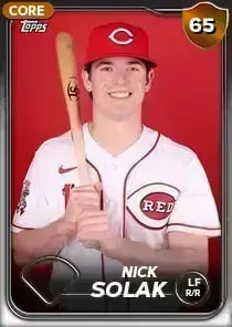 Nick Solak, 65 Live - MLB the Show 24