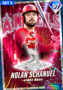 Nolan Schanuel, 97 2023 Finest - MLB the Show 23