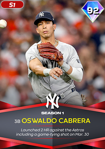 Oswaldo Cabrera, 92 Season Awards - MLB the Show 24