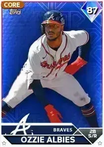 Ozzie Albies, 87 Live - MLB the Show 23