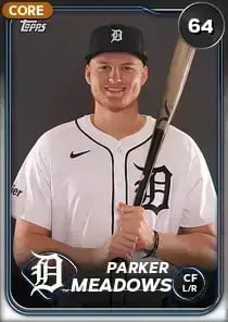 Parker Meadows, 64 Live - MLB the Show 24