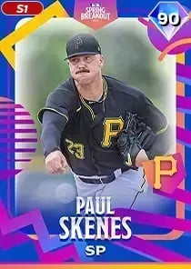Paul Skenes, 90 Spring Breakout - MLB the Show 24