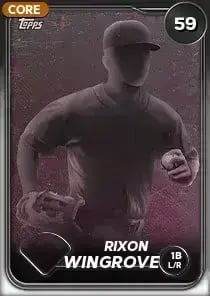 Rixon Wingrove, 59 Live - MLB the Show 24