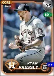 Ryan Pressly, 75 Live - MLB the Show 24
