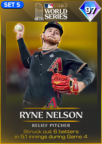 Ryne Nelson, 97 2023 Postseason - MLB the Show 23