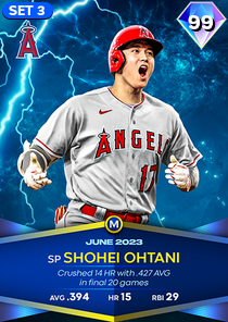 Shohei Ohtani, 99 Monthly Awards - MLB the Show 23