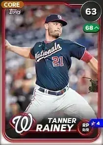 Tanner Rainey, 63 Live - MLB the Show 24