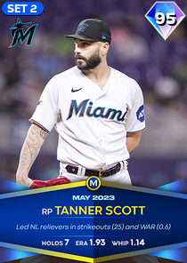 Tanner Scott, 95 Monthly Awards - MLB the Show 23