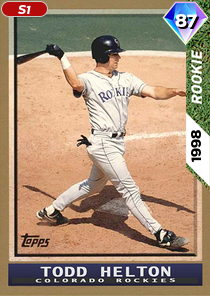 Todd Helton, 87 Rookie - MLB the Show 24
