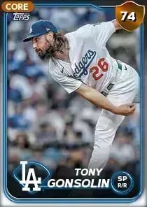 Tony Gonsolin, 74 Live - MLB the Show 24