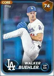 Walker Buehler, 74 Live - MLB the Show 24