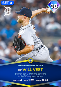 Will Vest, 98 Monthly Awards - MLB the Show 23