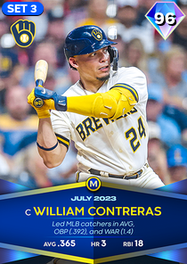 William Contreras, 96 Monthly Awards - MLB the Show 23