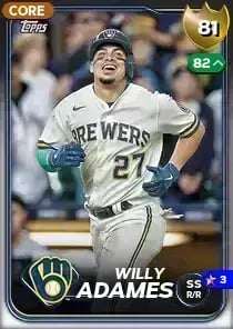 Willy Adames, 81 Live - MLB the Show 24