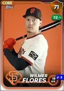Wilmer Flores, 71 Live - MLB the Show 24
