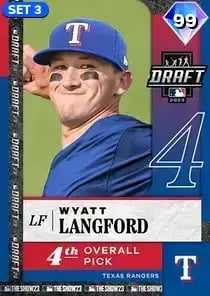 Wyatt Langford, 99 2023 Draft - MLB the Show 23